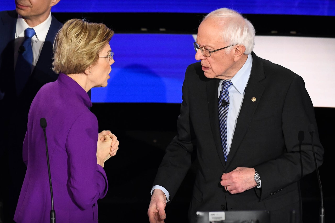 Bernie Sanders and Elizabeth Warren's Big Debate Dust-Up