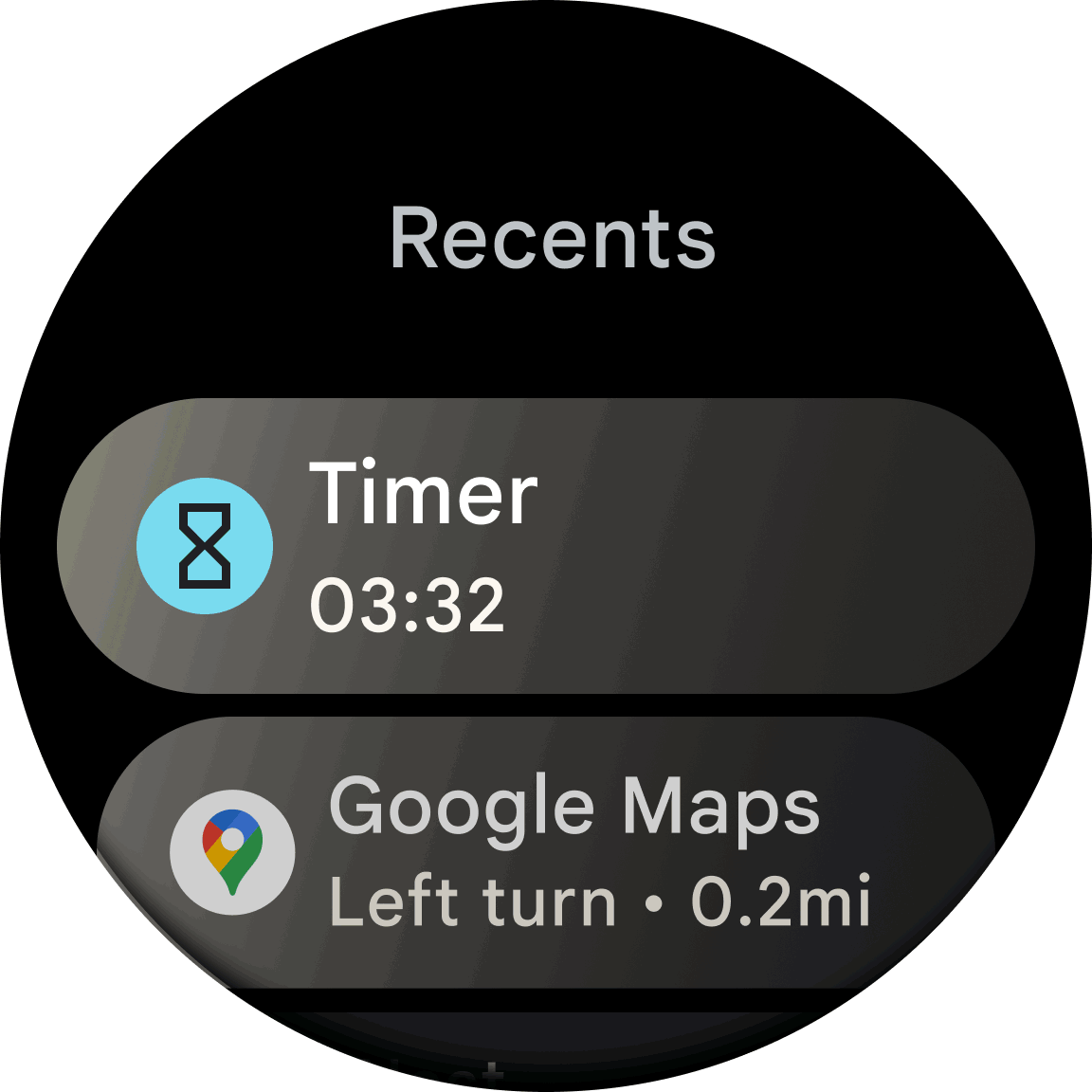 Google Wear OS smartwatch