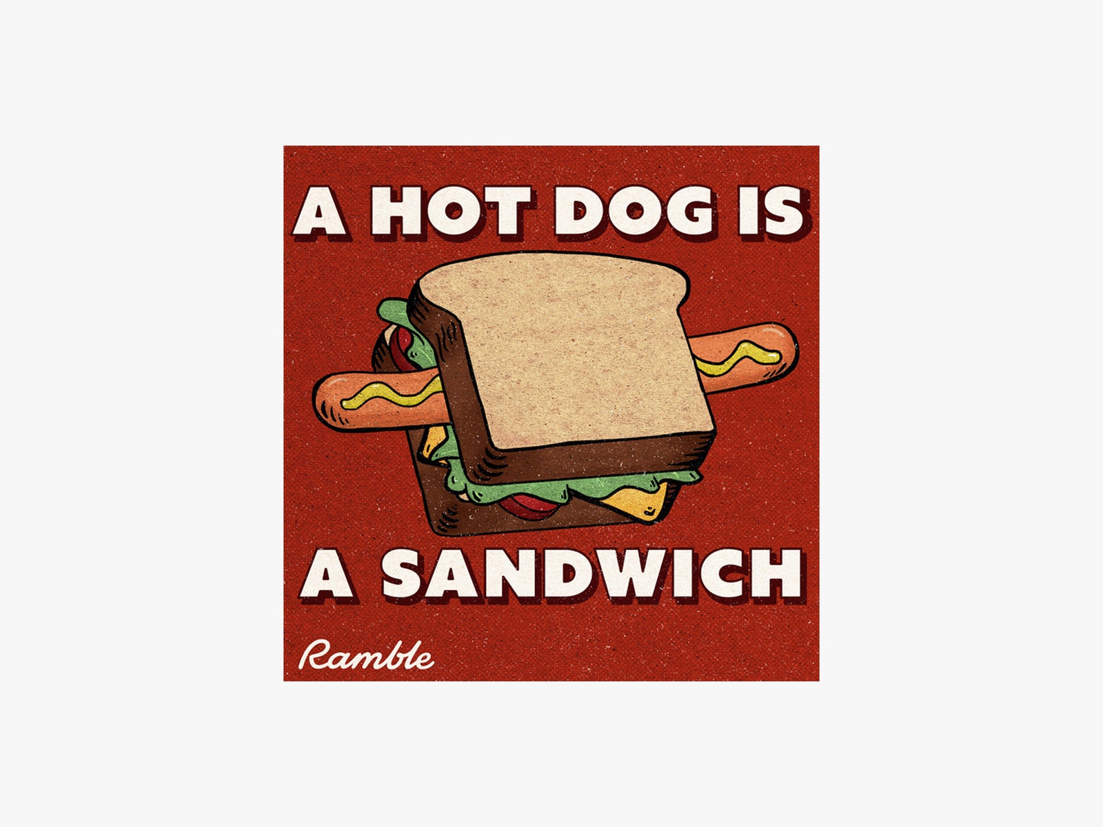 A Hot Dog is a Sandwich podcast art