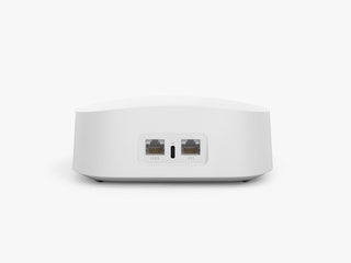 Rear view of the Eero Pro 6E mesh WiFi router