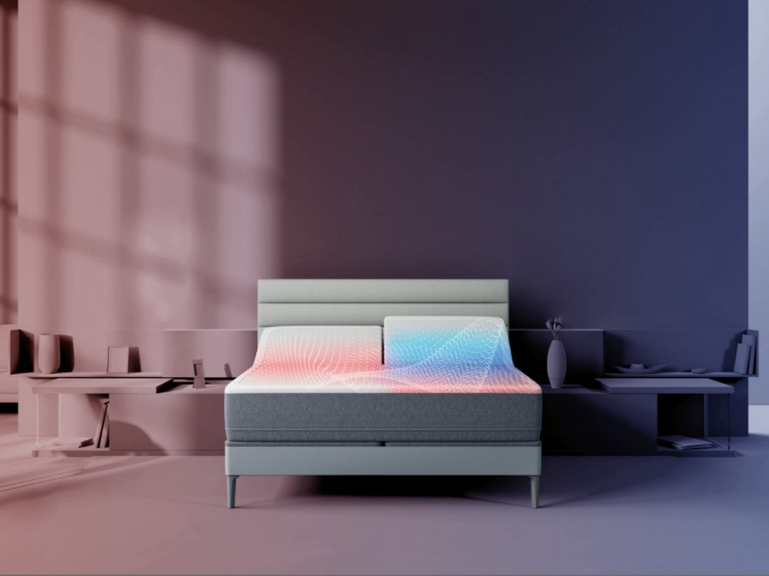 Sleep Number Climate 360 mattress in a bedroom