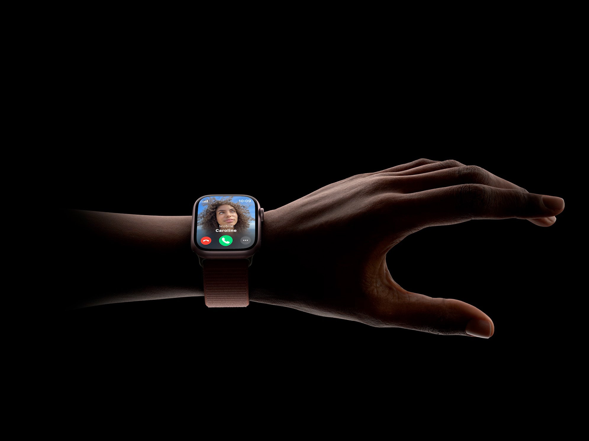 Apple Watch shown on a person's arm