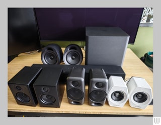 Variety of small desktop speakers