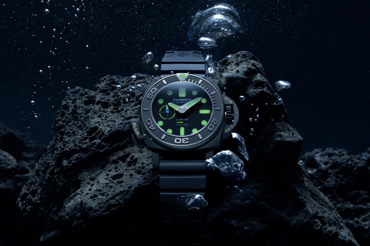 Panerai’s Submersible Elux Lab-ID Dive Watch Generates Its Own Light Show