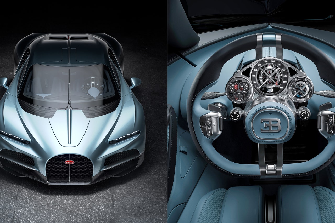 Bugatti’s $4 Million Hybrid Hypercar Has the Craziest Steering Wheel We’ve Ever Seen