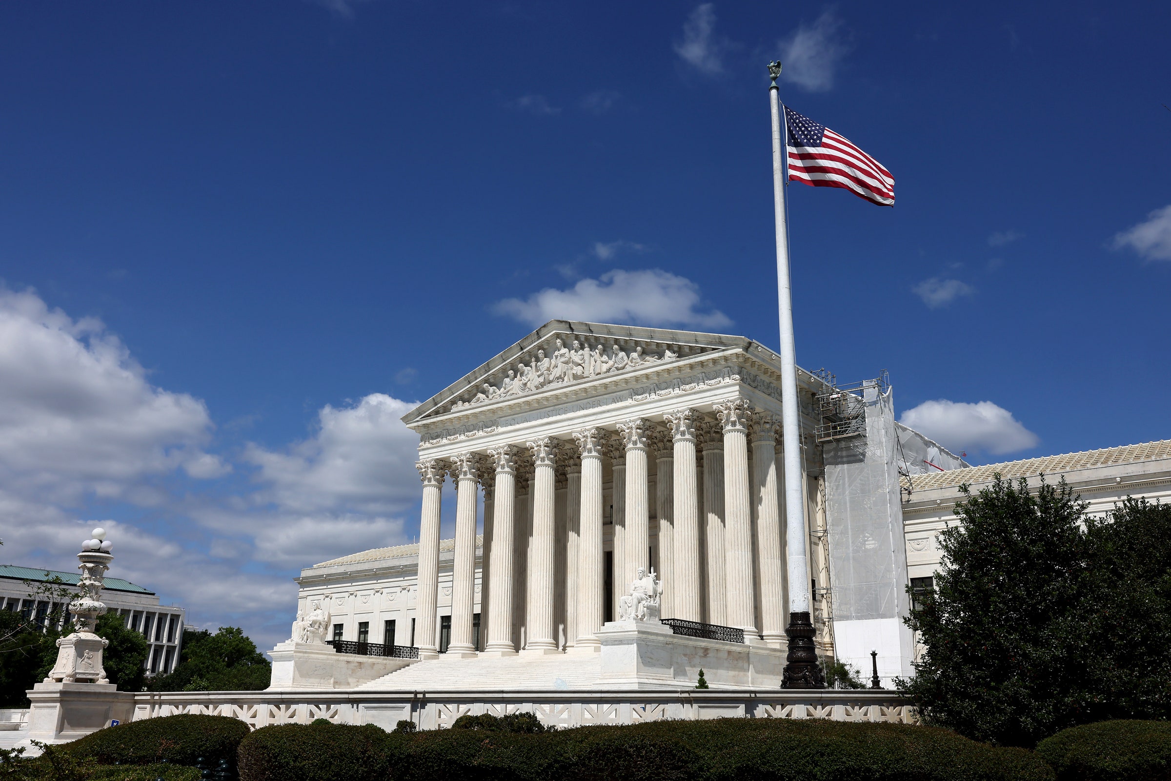 Exterior view of the U.S. Supreme Court building