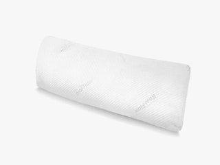 Tubeshaped white pillow