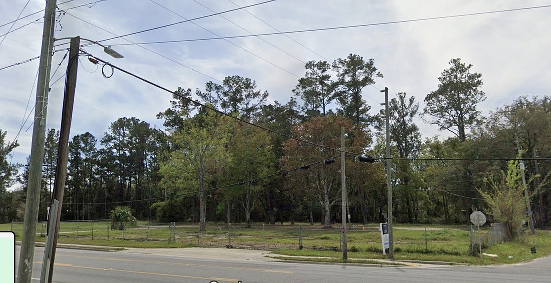 The site of the planned medical facility in Callahan at southeast U.S.1 and Fourth Avenue off Lem Turner Road.