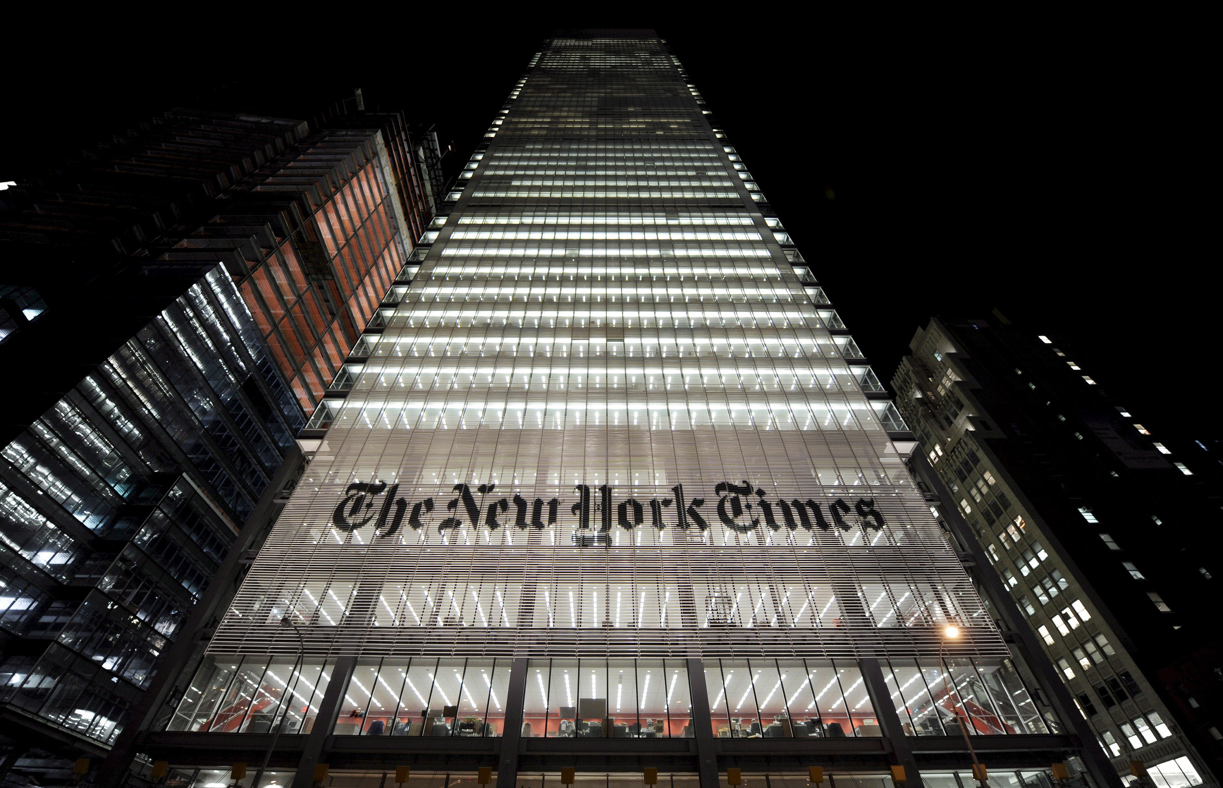 The New York Times en Yahoo 