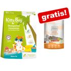 10 l KittyBay Ökologische Katzenstreu + 125 g MjAMjAM Snackbag saftiges Hühnchen gratis!