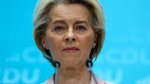 Wenn Ursula von der Leyen den Raum verlassen muss