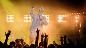 Demonstration gegen Rammstein in Frankfurt