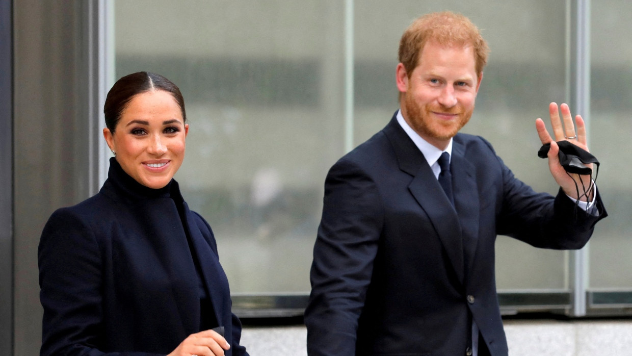 Herzogin Meghan und Prinz Harry bei einem Besuch in New York, 2021