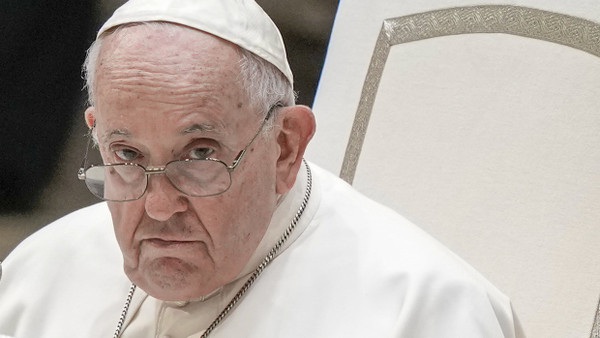 Papst Franziskus während einer Generalaudienz im August 2023 im Vatikan
