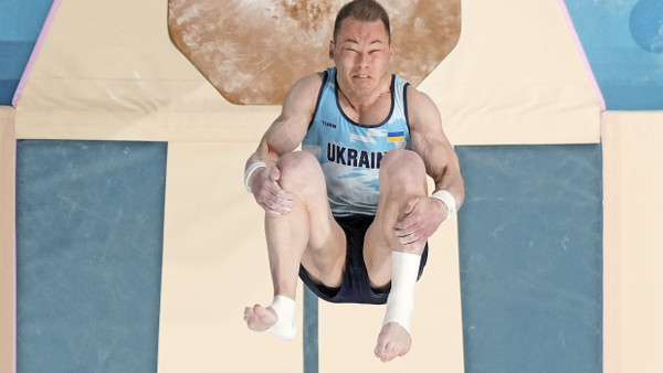 Fern der Heimat: Wegen des Krieges trainierte der Ukrainer Igor Radiwilow in Deutschland für Olympia 2024 in Paris .