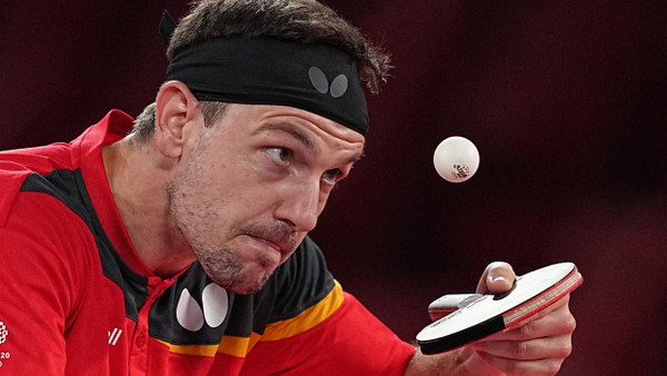 Fokussiert bis zum letzten Ball: Tischtennisspieler Timo Boll