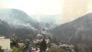 Heftige Waldbrände in Ecuador