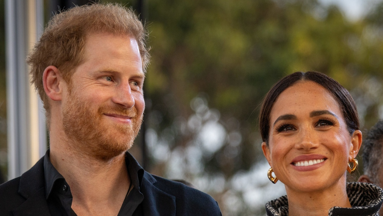 Prinz Harry, Herzog von Sussex, und seine Frau Meghan, Herzogin von Sussex in Santa Babara. (Archivbild)