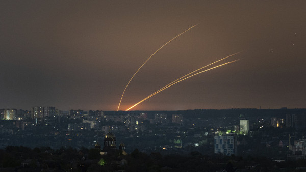 Russische Raketen werden von der Region Belgorod aus auf die Ukraine abgefeuert. (Archivbild)