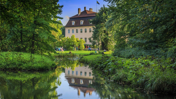 Blick auf Schloss Branitz