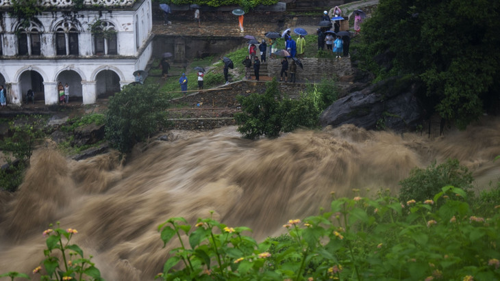 Gefährliche Flut: Bereits im vergangenen Monat waren in Nepal 14 Todesfälle durch Unwetterfolgen gemeldet worden.