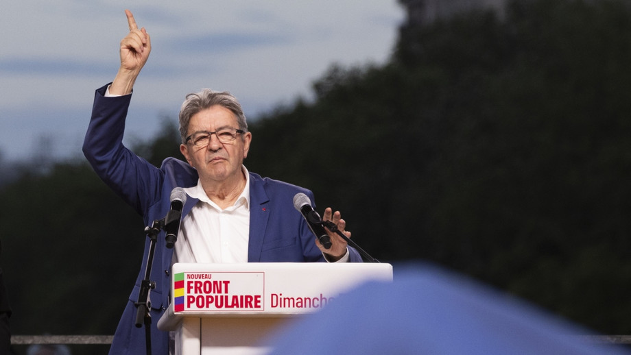 Nato-Gegner, Deutschland-Kritiker, Palästinenser-Freund: der französische Linke Jean-Luc Mélenchon, der zur „Volksfront“ gegen Marine Le Pen gehört.