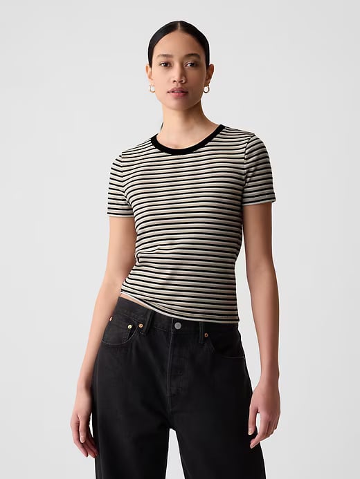 Best Ribbed-Knit Gap T-Shirt