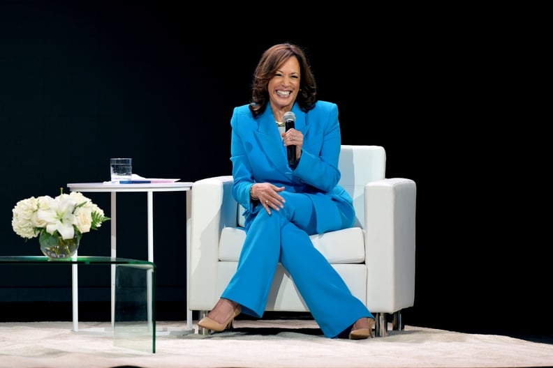 Kamala Harris with straight hair