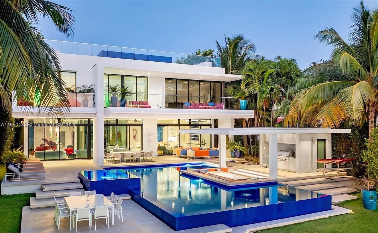 Inside a $39.5M Miami Beach Mansion Designed by Michael Jordan's Architect