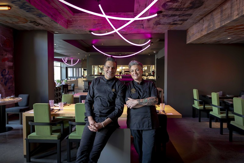 Chef Angelo Sosa and his team including chef Penny Tagliarina are getting ready to open Kembara at the J.W. Marriott Phoenix Desert Ridge Resort & Spa.