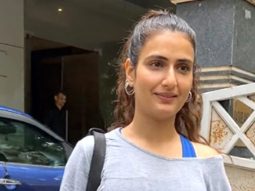 Fatima Sana Shaikh chit chats with paps as she gets clicked in the city