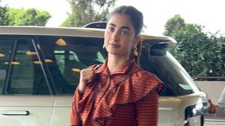 The look is beautiful! Pooja Hegde gets clicked at the airport