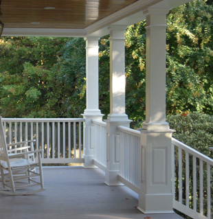 Square Columns Facade