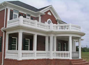 Square Columns Facade