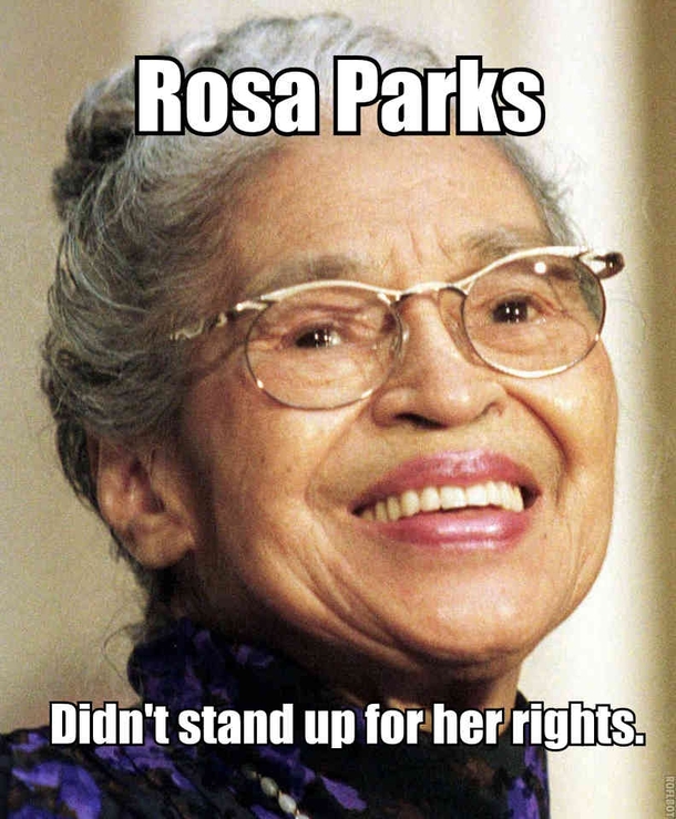 Rosa Parks Bus Meme