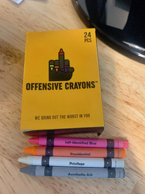 Definitely not crayola