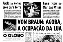 A chegada do homem à Lua provocou uma série de previsões sobre o desenvolvimento da corrida espacial