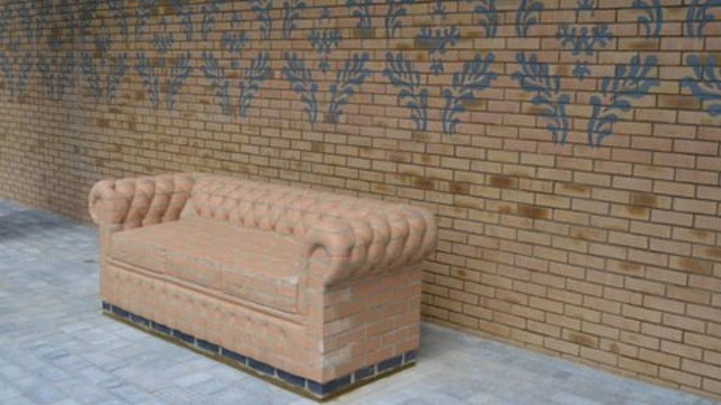 Brick Sofas Built In Bicester Town Centre Bbc News Properly Inside Brick Sofas (View 11 of 20)