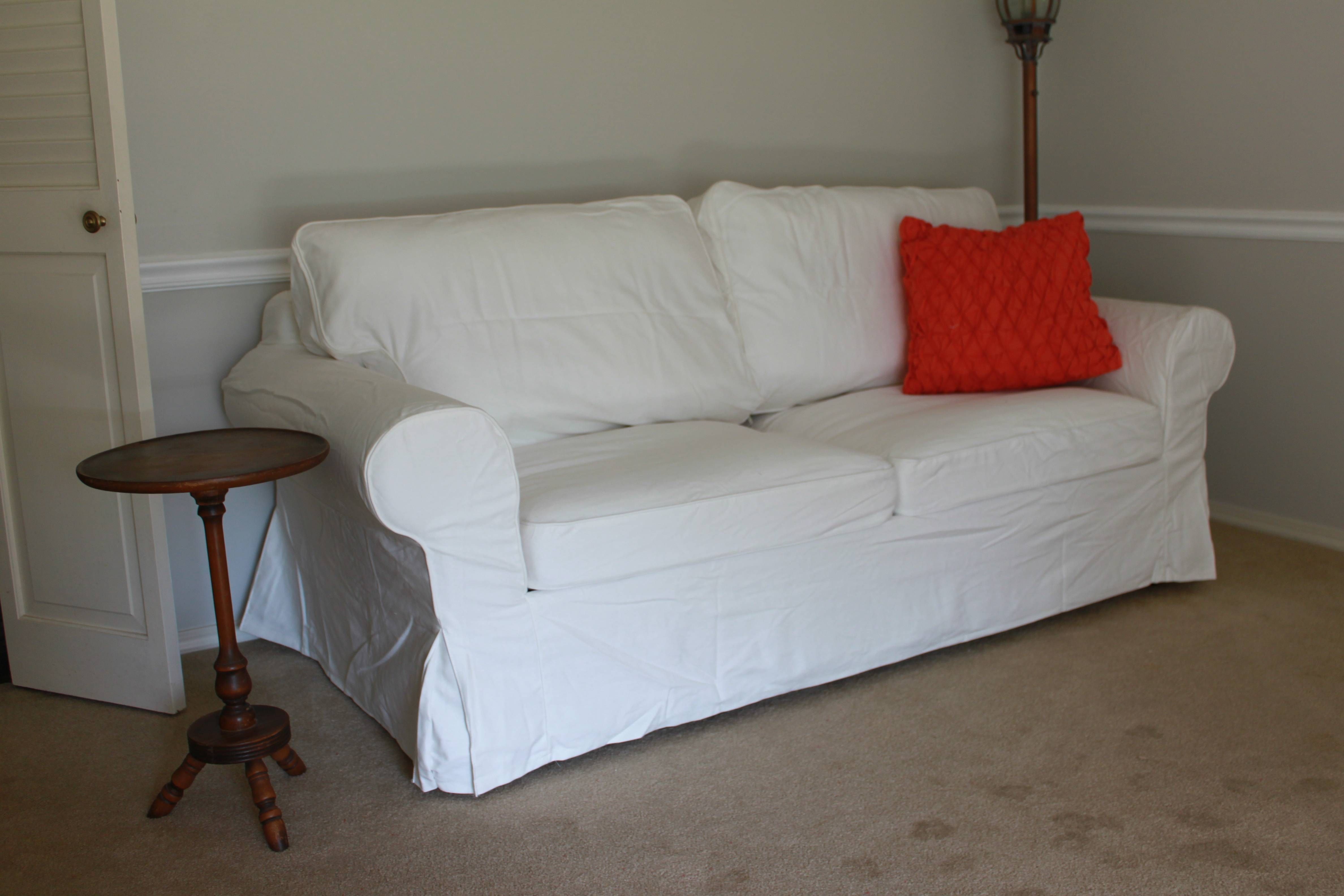 Washing Ektorp Sofas And Finding The Missing Cover | All Things Regarding Sleeper Sofa Slipcovers (View 11 of 15)