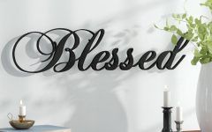 Blessed Steel Wall Decor