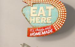 Casual Country Eat Here Retro Wall Decor