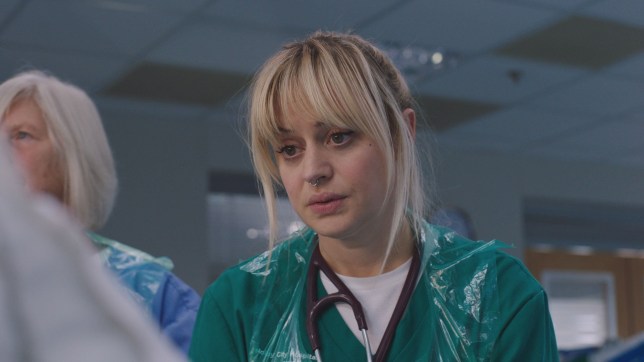 A picture of Sammy Dobson, who plays Nicole Piper on Casualty