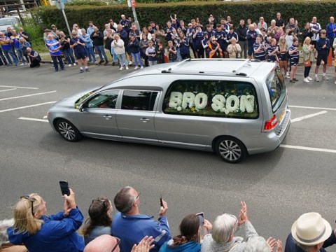 Rob Burrow funeral: Hundreds line streets to pay tribute to rugby league legend