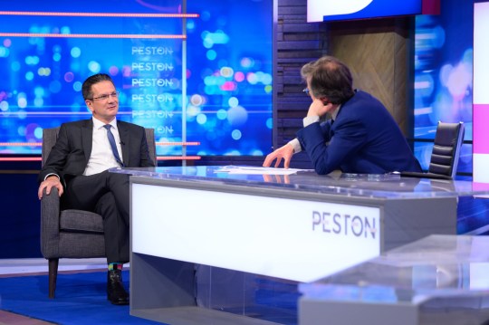 Steve Baker on the Peston TV show.