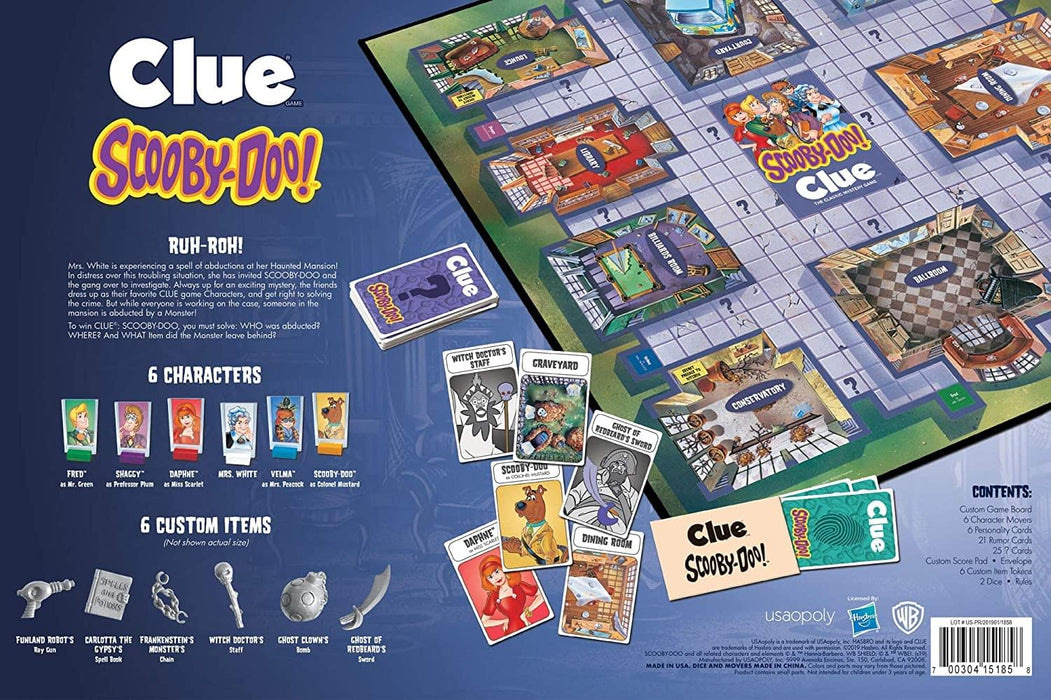 Scooby-Doo! Clue Board Game | For 3-6 Players