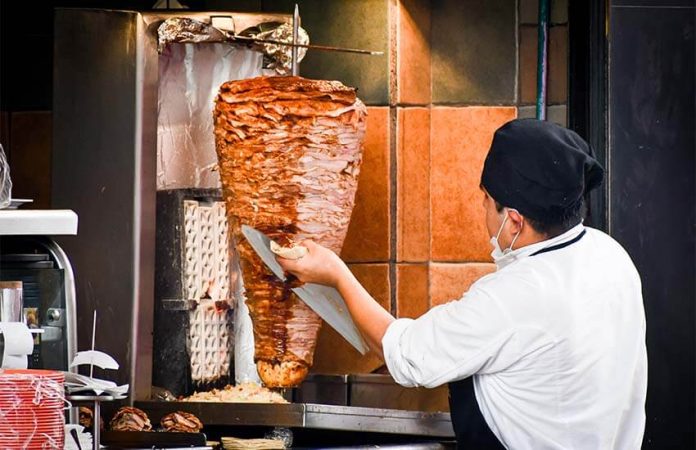 taco vendor in Mexico City