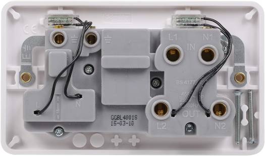 Schneider Electric Lisse White Moulded - Switched Cooker Control Unit ...