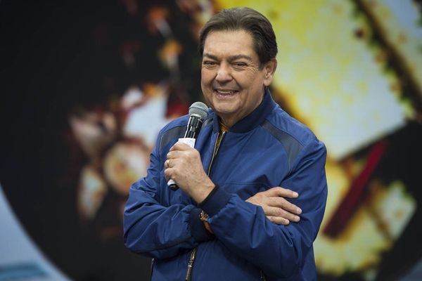 O apresentador Fausto Silva, o Faustão