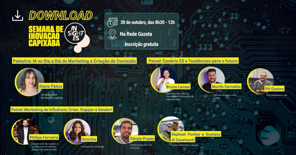 Manhã imersiva vai discutir impactos da IA e novas tecnologias que estarão disponíveis a partir de 2025. Inscrição é gratuita, e evento acontece na Rede Gazeta, em Vitória, na próxima quarta-feira (30)