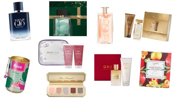 Perfumes, skincare, paletas de sombras e kits personalizados fazem parte da nossa lista de presentes